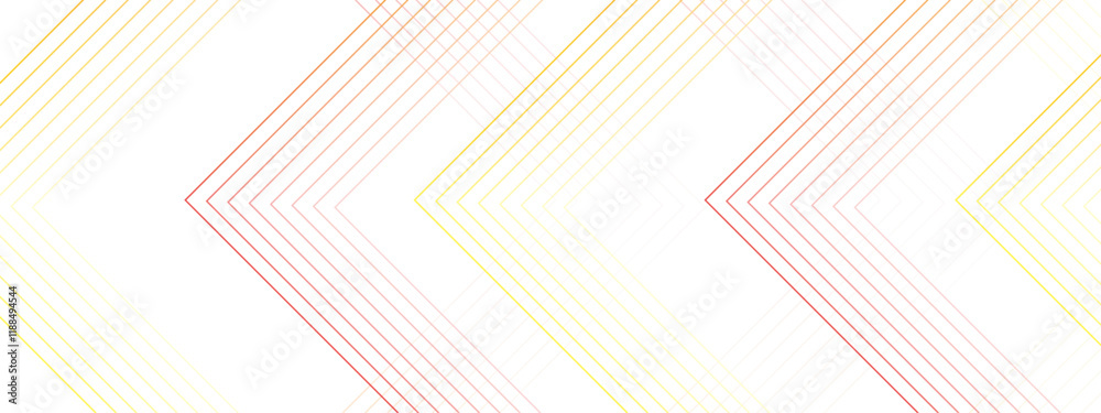 Aufkleber Modern Abstract Hexagonal Pattern. Gradient Geometric Network Design. Molecular structures in technology, wallpaper background. Hexagonal concept technology, banner