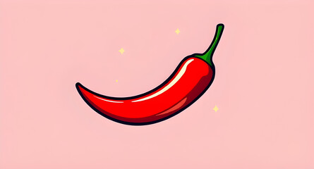 red chili illustration