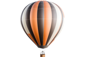 Obraz premium Colorful hot air balloon isolated on a transparent background for promotional uses and events