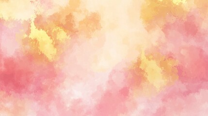 A Stunning Abstract Watercolor Painting in Soft Pastels. A Delicate Blend of Colors Creates a Dreamy Impressionistic Effect. An Artistic Abstract Design for Your Walls or Digital Displays.