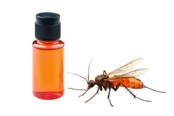 Comprehensive Collection of Insect Repellents Isolated on transparent Background for Marketing