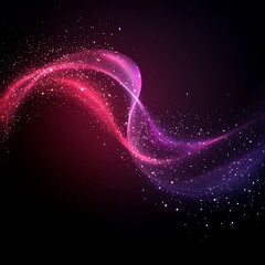 Fototapeta premium Abstract glowing wave design (3)