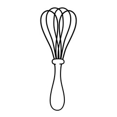 Cute Hand-Drawn Whisk Illustration