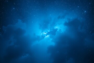 Deep space shining stars in night sky, constellation star field, galaxy abstract purple and blue space background with stars