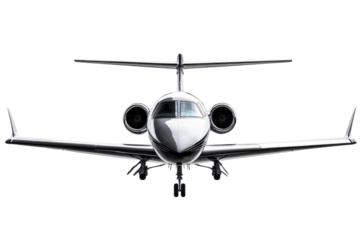 Stylish Jet Isolated on transparent Background Perfect for Travel and Aviation Themes