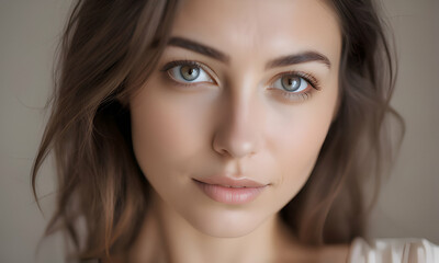 Obraz premium beautiful lady smiling at the camera