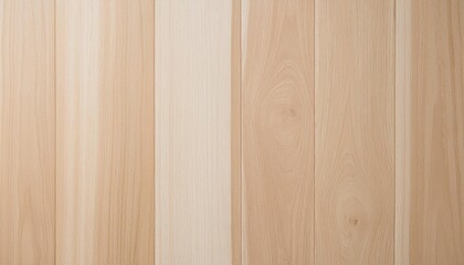 Fototapeta premium Light Beige Wooden Paneling Texture Background