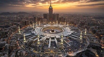 Kaaba Mecca Saudi Arabia Background © Anomal