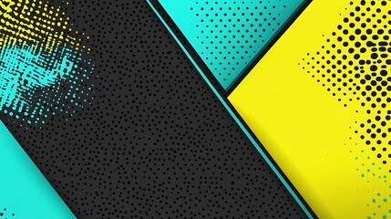 Abstract geometric shapes, vibrant colors, design background