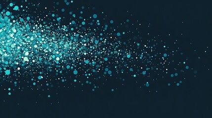 Abstract teal glitter background