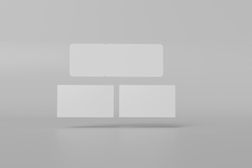 Beautiful event ticket mockup design and business card design