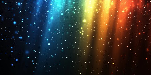 Vibrant yellow blending into blue with grainy texture, creating an abstract noise background, perfect for creative designs, comic book style