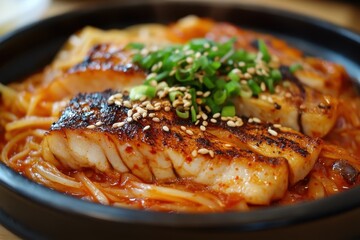 Korean cuisine accompaniments seafood grilled and steamed fish stir fried dishes stews and fermented vegetables