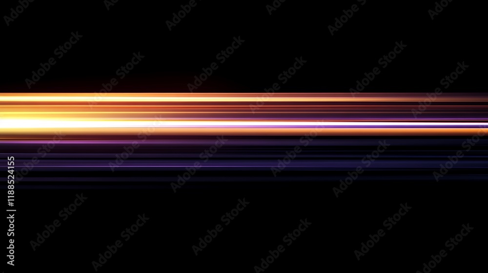 Poster abstract speed lines on black background