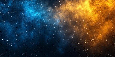 Grainy yellow and blue abstract texture with soft noise, perfect for modern backgrounds and digital design projects, book illustration style