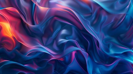 Obraz premium Abstract Fluid Swirls Wallpaper