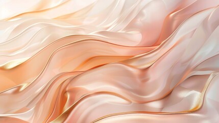 Obraz premium Abstract Peach and Gold Marble Texture Wallpaper