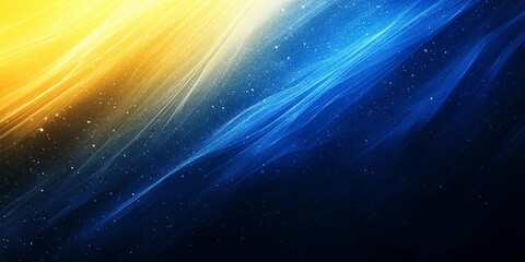 Textured yellow and blue grain background with noise effect, suitable for graphic design and modern digital art, book illustration style