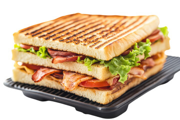 Versatile Sandwich Makers Isolated on transparent Background for Culinary Creations and Recipes