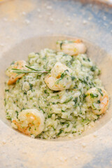 Creamy Shrimp and Herb Risotto