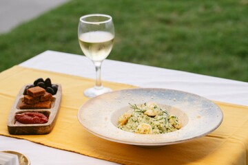 Creamy Shrimp and Herb Risotto