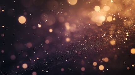 Obraz premium Abstract bokeh background with golden light effects