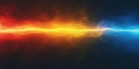 Obraz premium Grainy yellow and blue abstract texture with soft noise, perfect for modern backgrounds and digital design projects, book illustration style