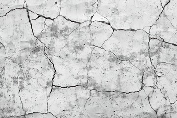 dirty concrete cement white grey wall grunge rough crack surface damage