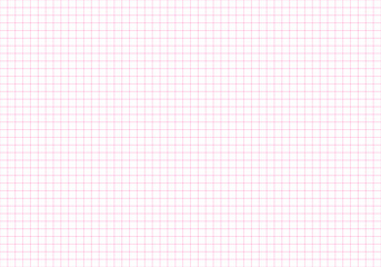 シンプルな方眼紙の背景イラスト（ピンク）