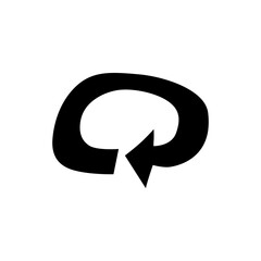 sign of refresh arrow element