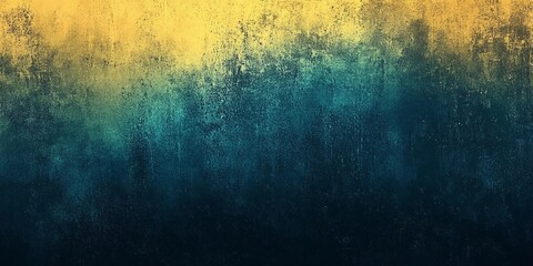 Obraz premium Abstract yellow and blue grainy texture with soft noise, ideal for backgrounds and poster design, comic book style