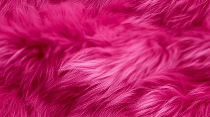 Fototapeta premium Seamless Pink Fur Texture, Plush Fluffy Detail in Close-Up, Warm Soft Background Contrast