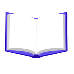 開いた本のイラスト