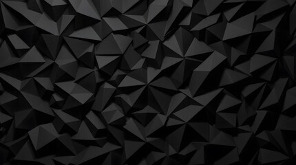 Obraz premium Dark Abstract Geometric 3D Pattern