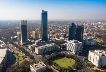 Fototapeta premium aerial view