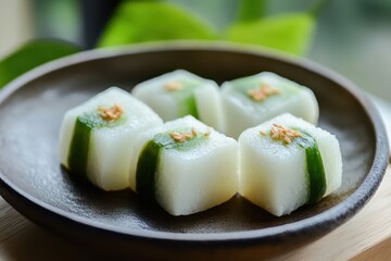 Songpyeon a rice cake for Chuseok Korean cuisine
