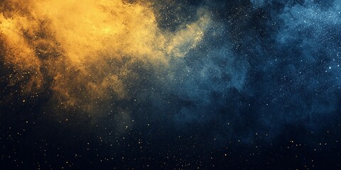 Obraz premium Vibrant yellow blending into blue with grainy texture, creating an abstract noise background, perfect for creative designs, comic book style