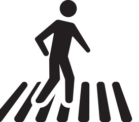 pedestrian crossing sign