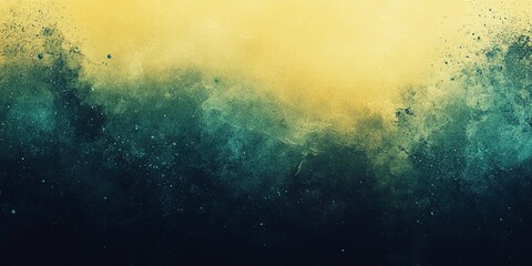 Obraz premium Vibrant yellow blending into blue with grainy texture, creating an abstract noise background, perfect for creative designs, comic book style