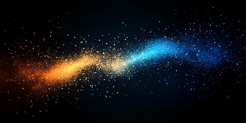 Obraz premium Abstract yellow and blue noise texture, perfect for web design, branding, and digital art, book illustration style