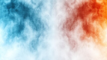 Fototapeta premium a blue and orange smoke background with a white background