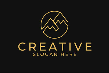 mountains circle logo