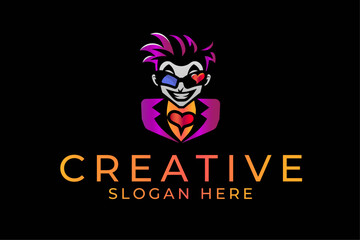 funny cartoon character playful circus 