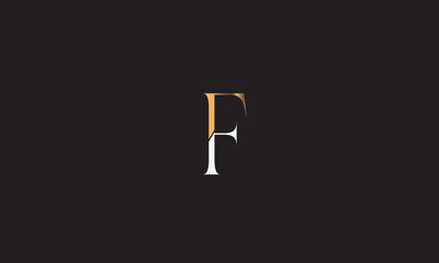 F, FF, F, Abstract Letters Logo Monogram	