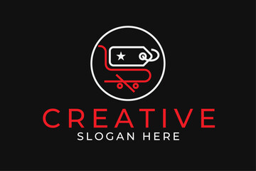 Shopping Sale discount logo