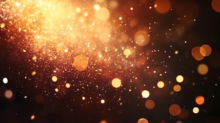 Obraz premium Abstract golden glitter background