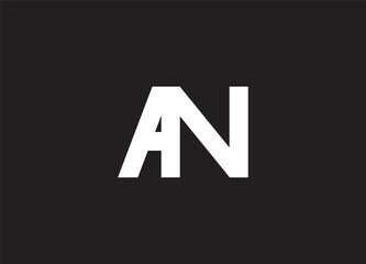 AN logo design vector initial design
