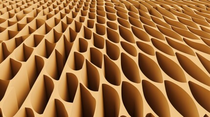 Obraz premium Abstract Geometric Architectural Design: Exploring Modern Building Facades