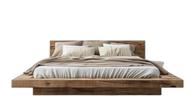 A king bed is a luxurious and spacious sleeping arrangement, ideal for couples or individuals who value ample room for relaxation and comfort. Measuring approximately 76 inches wide and 80 inches long