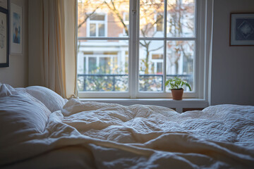 Sleep hygiene essentials highlighted in a cozy bedroom with natural light and calming decor for World Sleep Day